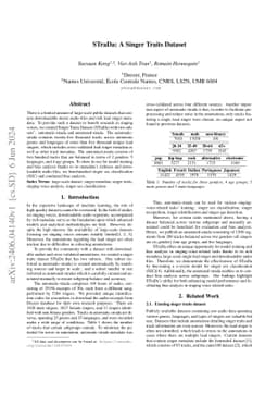 STraDa: A Singer Traits Dataset