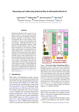 Measuring and Addressing Indexical Bias in Information Retrieval