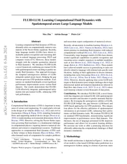 FLUID-LLM: Learning Computational Fluid Dynamics with
  Spatiotemporal-aware Large Language Models
