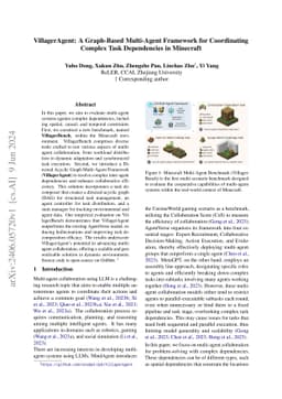 VillagerAgent: A Graph-Based Multi-Agent Framework for Coordinating
  Complex Task Dependencies in Minecraft