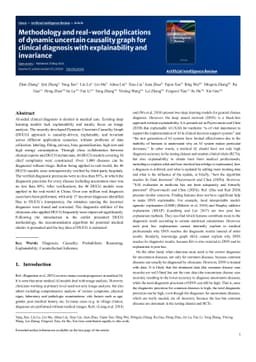 Methodology and Real-World Applications of Dynamic Uncertain Causality
  Graph for Clinical Diagnosis with Explainability and Invariance