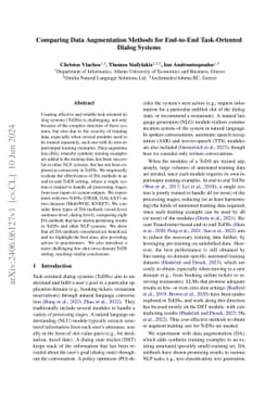 Comparing Data Augmentation Methods for End-to-End Task-Oriented Dialog
  Systems