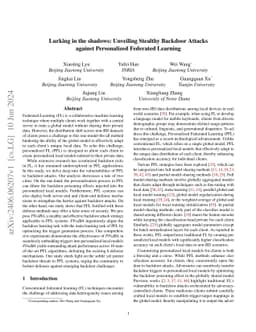 Lurking in the shadows: Unveiling Stealthy Backdoor Attacks against
  Personalized Federated Learning