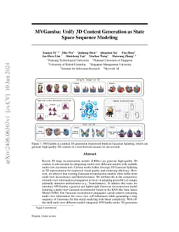 MVGamba: Unify 3D Content Generation as State Space Sequence Modeling