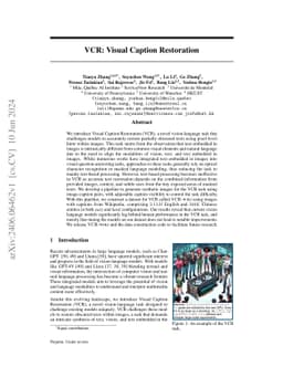 VCR: A Task for Pixel-Level Complex Reasoning in Vision Language Models via Restoring Occluded Text