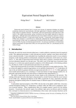 Equivariant Neural Tangent Kernels