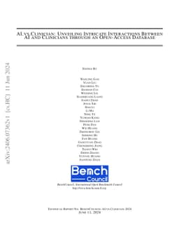 AI.vs.Clinician: Unveiling Intricate Interactions Between AI and
  Clinicians through an Open-Access Database
