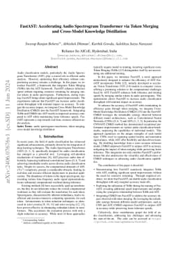 FastAST: Accelerating Audio Spectrogram Transformer via Token Merging
  and Cross-Model Knowledge Distillation