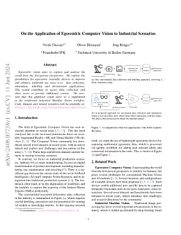 On the Application of Egocentric Computer Vision to Industrial Scenarios