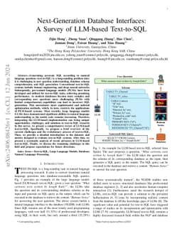 Next-Generation Database Interfaces: A Survey of LLM-based Text-to-SQL