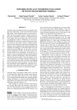 Towards Musically Informed Evaluation of Piano Transcription Models