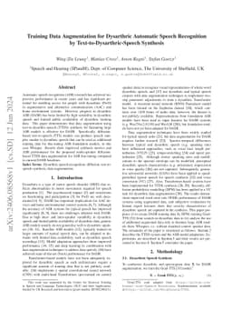 Training Data Augmentation for Dysarthric Automatic Speech Recognition
  by Text-to-Dysarthric-Speech Synthesis