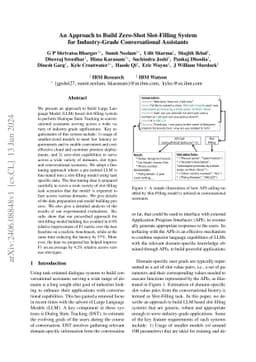 An Approach to Build Zero-Shot Slot-Filling System for Industry-Grade
  Conversational Assistants