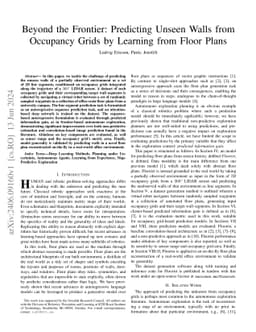 Beyond the Frontier: Predicting Unseen Walls from Occupancy Grids by
  Learning from Floor Plans