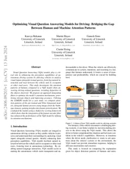 Optimizing Visual Question Answering Models for Driving: Bridging the
  Gap Between Human and Machine Attention Patterns