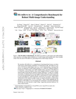 MuirBench: A Comprehensive Benchmark for Robust Multi-image
  Understanding