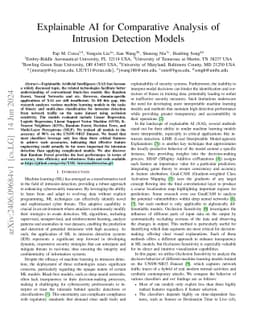 Explainable AI for Comparative Analysis of Intrusion Detection Models