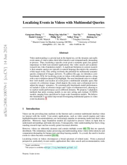 Localizing Events in Videos with Multimodal Queries