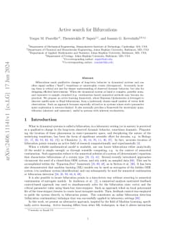 Active search for Bifurcations