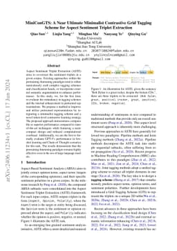 MiniConGTS: A Near Ultimate Minimalist Contrastive Grid Tagging Scheme
  for Aspect Sentiment Triplet Extraction