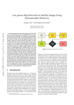 Low-power Ship Detection in Satellite Images Using Neuromorphic Hardware