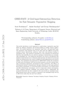 GRID-FAST: A Grid-based Intersection Detection for Fast Semantic
  Topometric Mapping