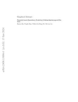 Financial Assets Dependency Prediction Utilizing Spatiotemporal Patterns