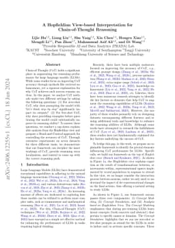 A Hopfieldian View-based Interpretation for Chain-of-Thought Reasoning