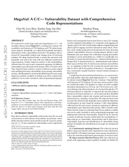 MegaVul: A C/C++ Vulnerability Dataset with Comprehensive Code
  Representation