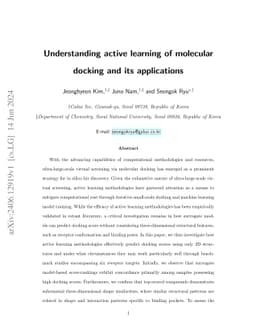 Understanding active learning of molecular docking and its applications