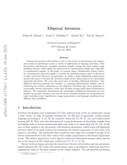 Elliptical Attention