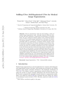 SelfReg-UNet: Self-Regularized UNet for Medical Image Segmentation