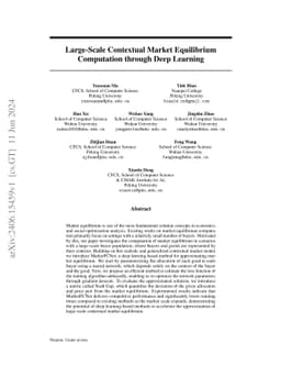 Large-Scale Contextual Market Equilibrium Computation through Deep Learning