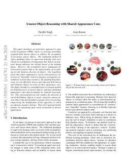 Unseen Object Reasoning with Shared Appearance Cues