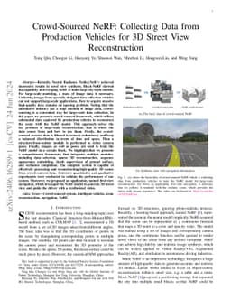 Crowd-Sourced NeRF: Collecting Data from Production Vehicles for 3D
  Street View Reconstruction