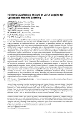 Retrieval-Augmented Mixture of LoRA Experts for Uploadable Machine
  Learning