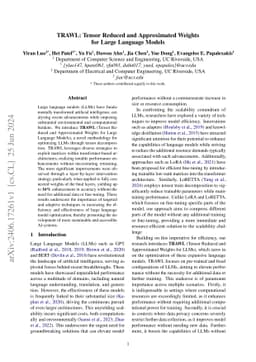 TRAWL: Tensor Reduced and Approximated Weights for Large Language Models