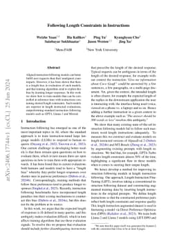 Following Length Constraints in Instructions