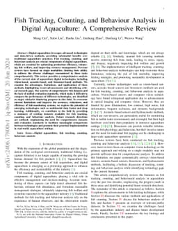 Fish Tracking, Counting, and Behaviour Analysis in Digital Aquaculture: A Comprehensive Survey