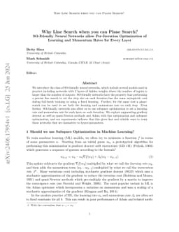 Why Line Search when you can Plane Search? SO-Friendly Neural Networks
  allow Per-Iteration Optimization of Learning and Momentum Rates for Every
  Layer