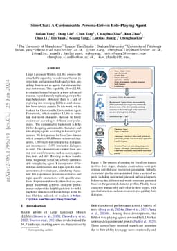 Crafting Customisable Characters with LLMs: Introducing SimsChat, a Persona-Driven Role-Playing Agent Framework