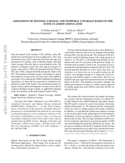 Assessment of Sentinel-2 spatial and temporal coverage based on the
  scene classification layer