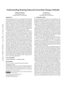 Understanding Routing-Induced Censorship Changes Globally