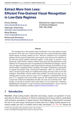 Extract More from Less: Efficient Fine-Grained Visual Recognition in
  Low-Data Regimes