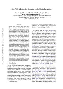 BioMNER: A Dataset for Biomedical Method Entity Recognition