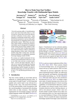 How to Train Your Fact Verifier: Knowledge Transfer with Multimodal Open
  Models