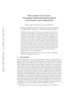 When Robots Get Chatty: Grounding Multimodal Human-Robot Conversation
  and Collaboration