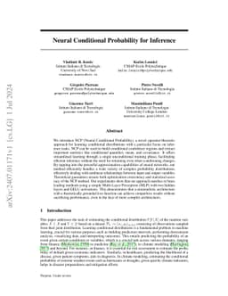 Neural Conditional Probability for Uncertainty Quantification