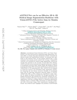xLSTM-UNet can be an Effective 2D & 3D Medical Image Segmentation
  Backbone with Vision-LSTM (ViL) better than its Mamba Counterpart