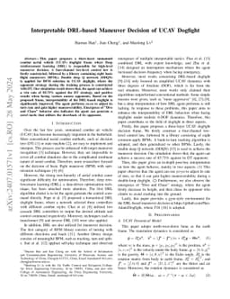 Interpretable DRL-based Maneuver Decision of UCAV Dogfight